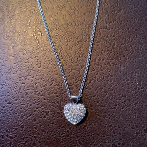 Touchstone by Swarovski Puffy heart necklace